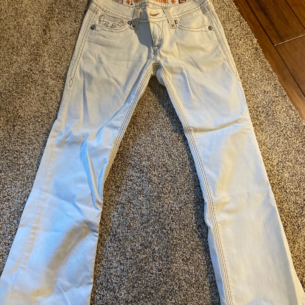 Rock Revival White Jeans